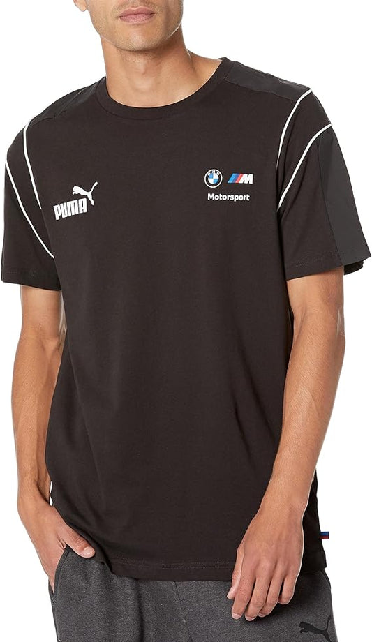BMW "M" Motorsport MT7 Puma Short Sleeve T-Shirt - BLACK