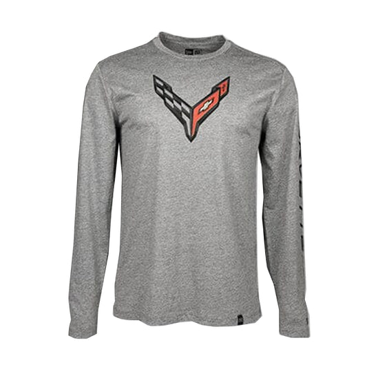 Corvette Dk Grey Long Sleeve T-Shirt