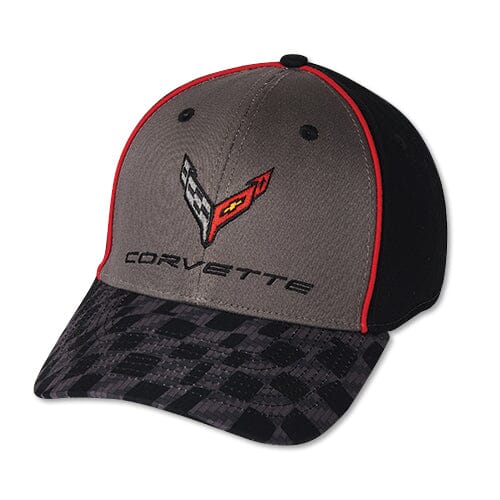 Corvette Next Generation Carbon Flash Checkered Bill Baseball Hat