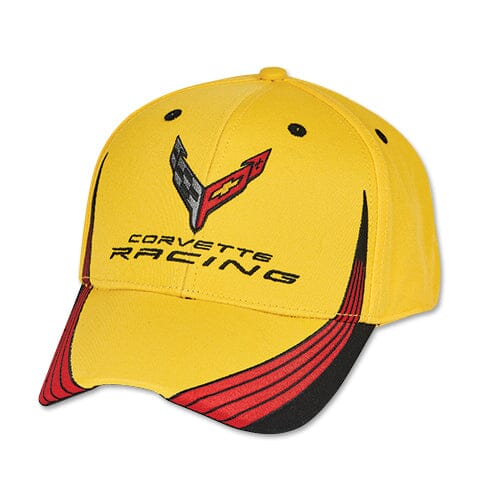 Corvette Racing Baseball Hat - Yellow
