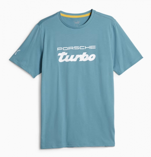 Porsche Legacy ESS Puma Logo Short Sleeve T-Shirt - BLUE