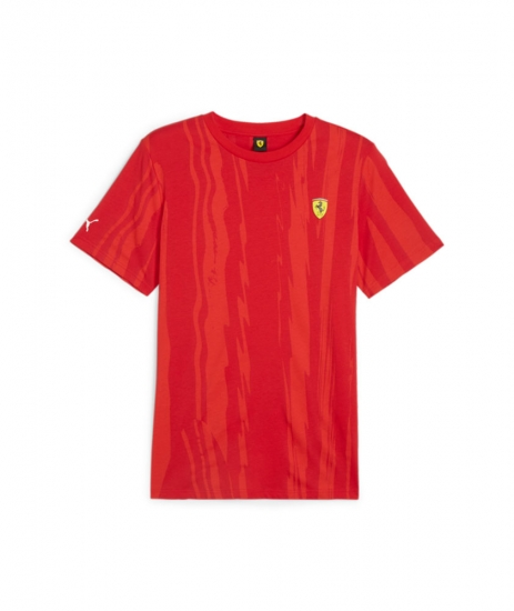 Ferrari Puma Race AOP Short Sleeve T-Shirt