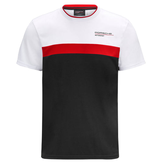 Porsche Motorsport Color Block Black Tee