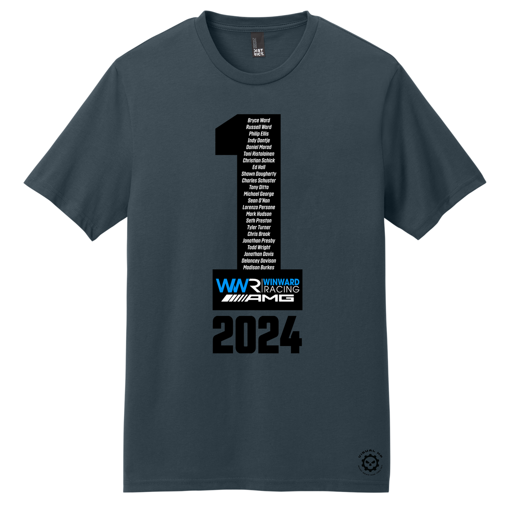 2024 Winward Racing IMSA GTD Championship Tee - Deep Steel Blue