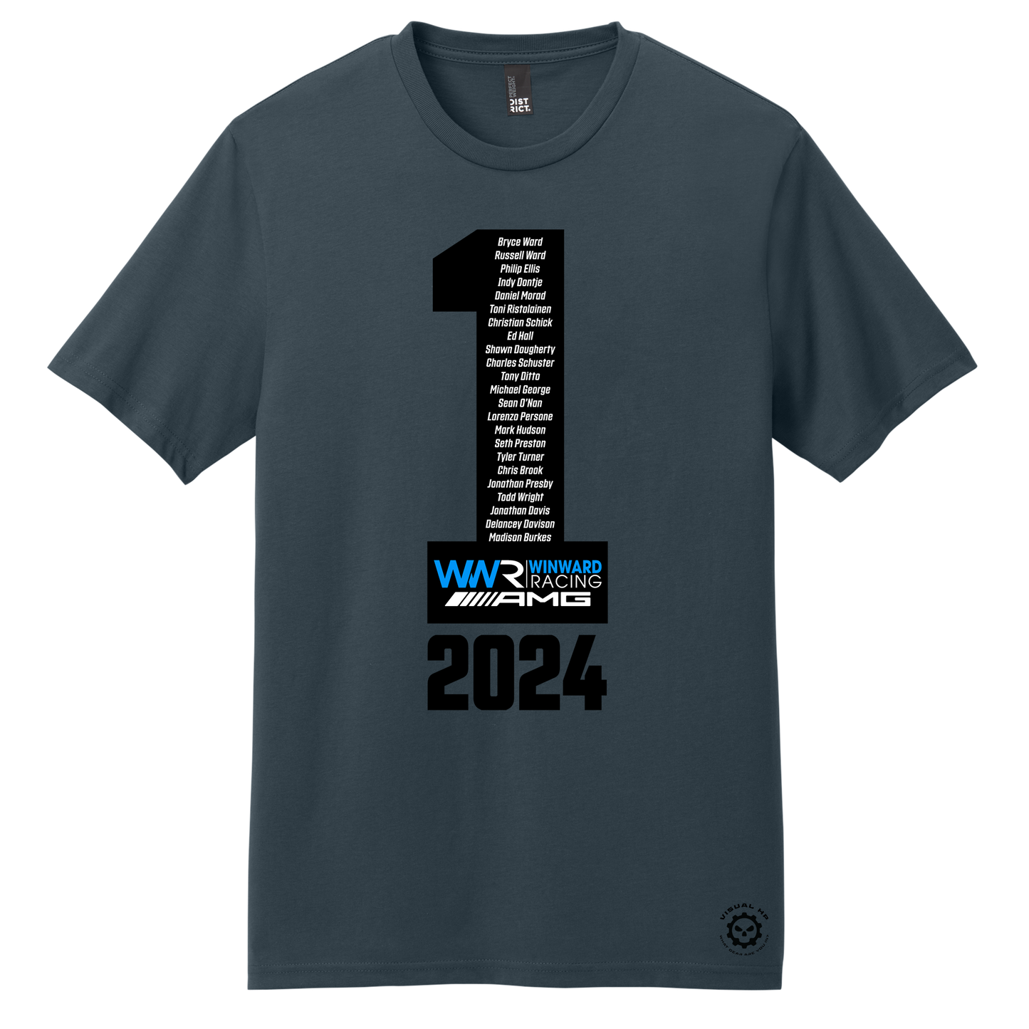 2024 Winward Racing IMSA GTD Championship Tee - Deep Steel Blue