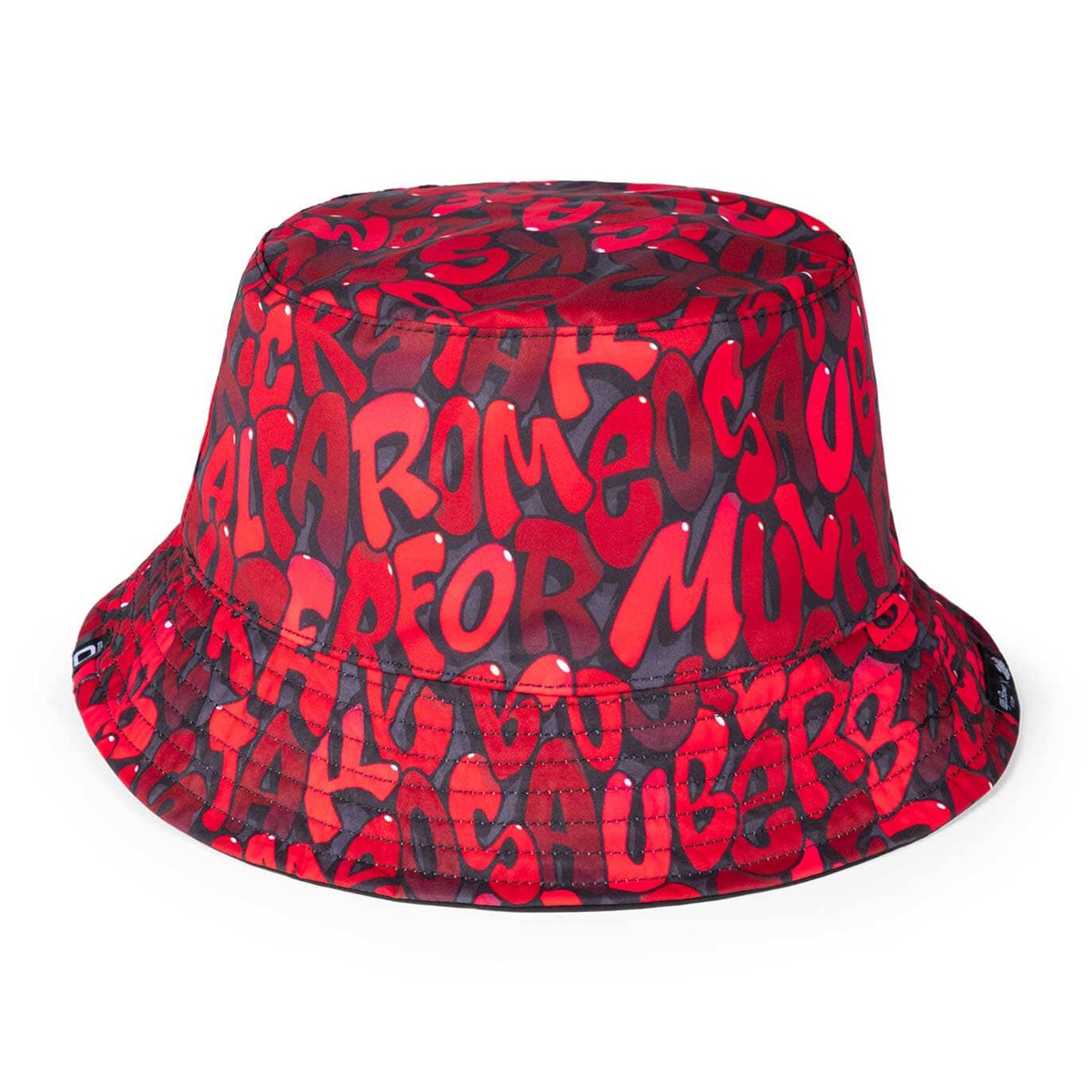 Alfa Romeo Racing F1 Limited Edition Black Reversible Bucket Hat - Designed by Swiss Graffiti Artist Boogie