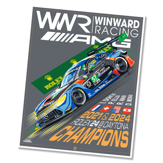 VHP PocketPoster™ Winward Racing AMG 2X Rolex 24 Champions