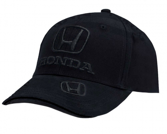 Honda Black Stealth Classic Logo Hat